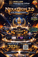 NEXATHON 2.0 Hackathon Poster